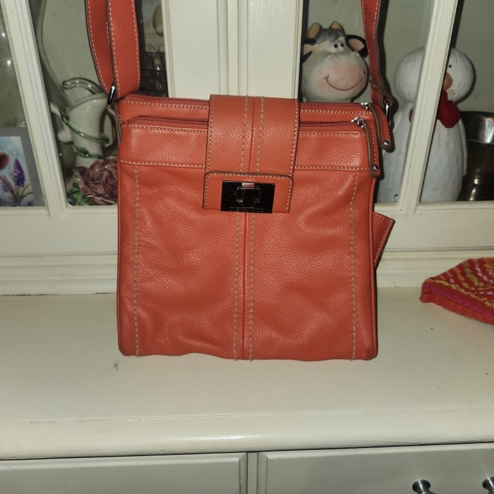 Chic Orange Crossbody Bag